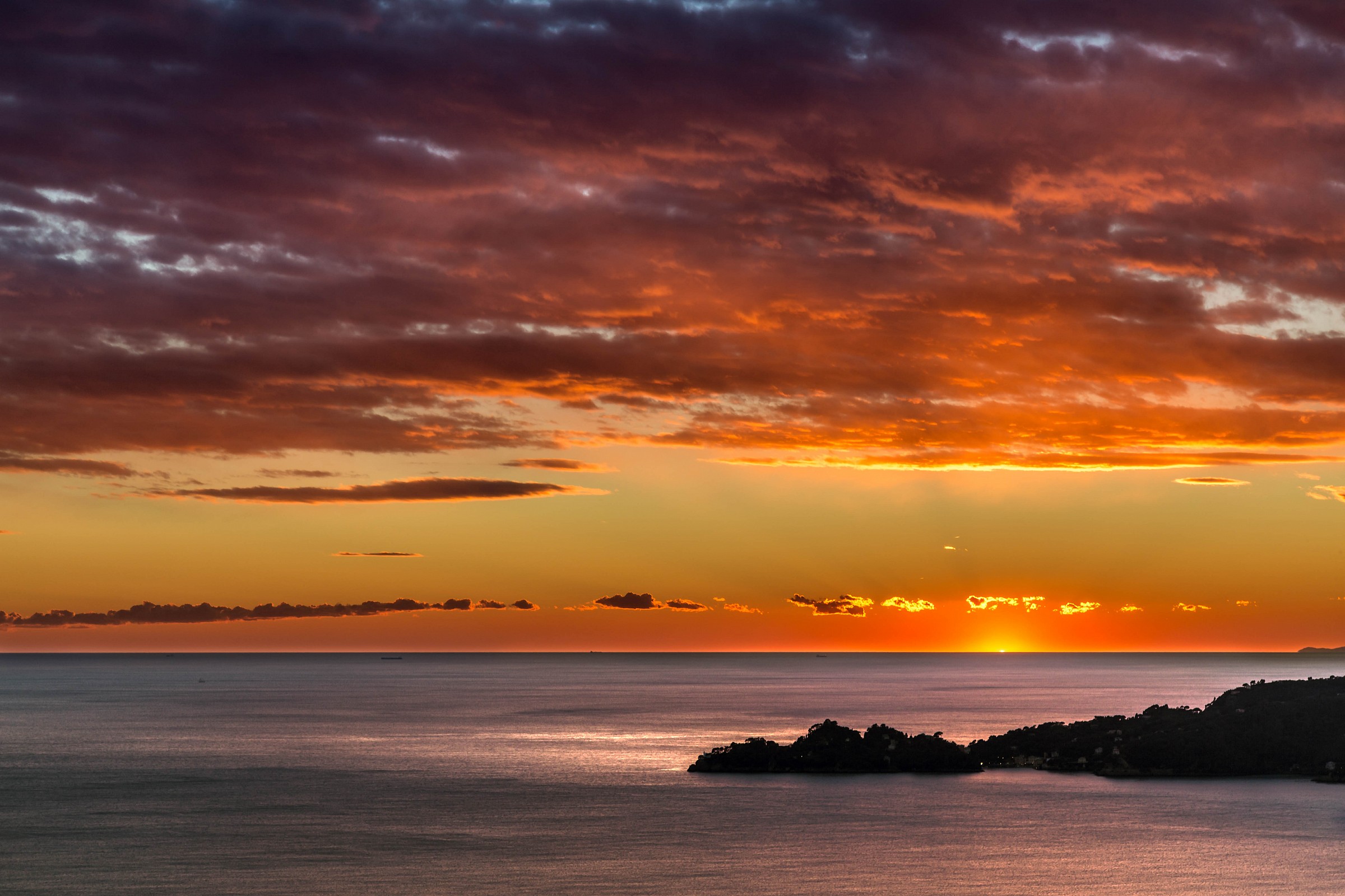 Portofino al tramonto