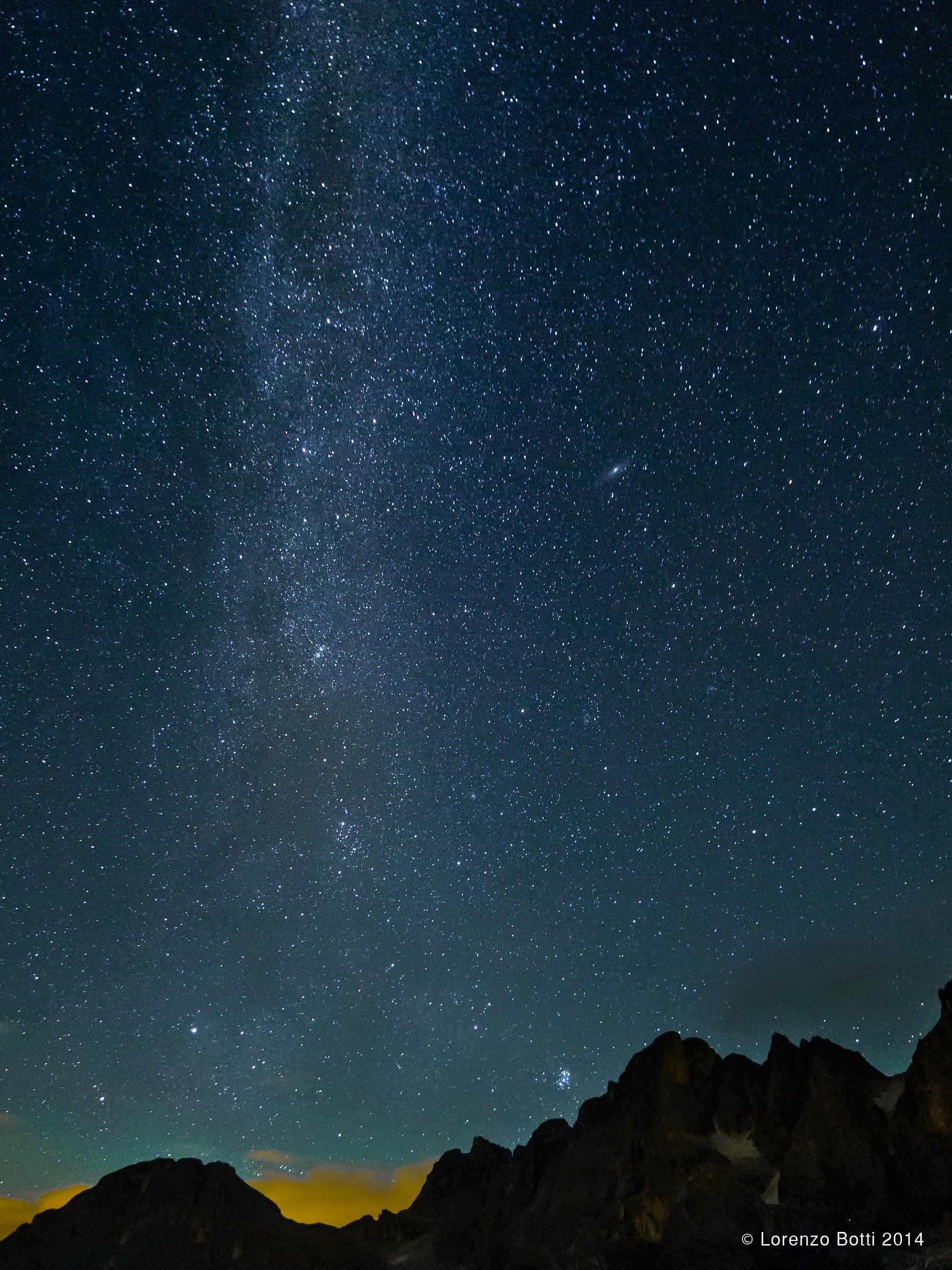 Pale di San Martino notturna 2