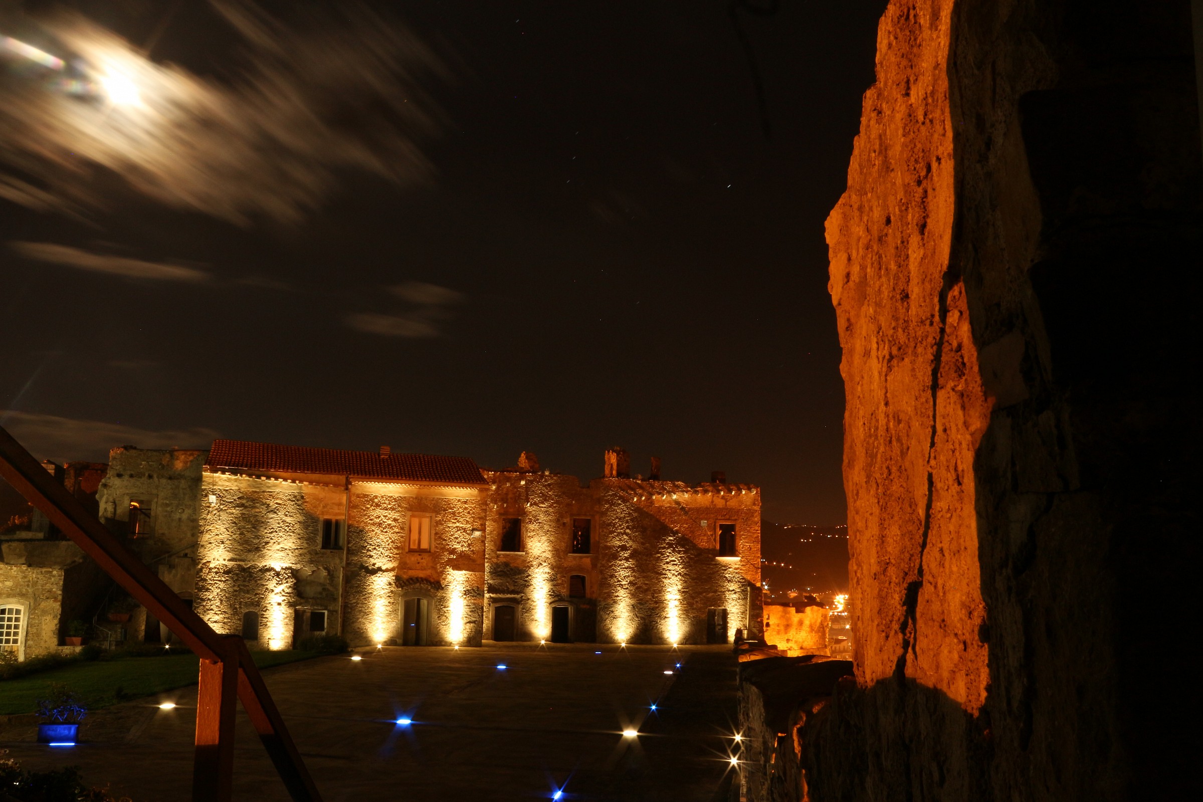 Castle at night