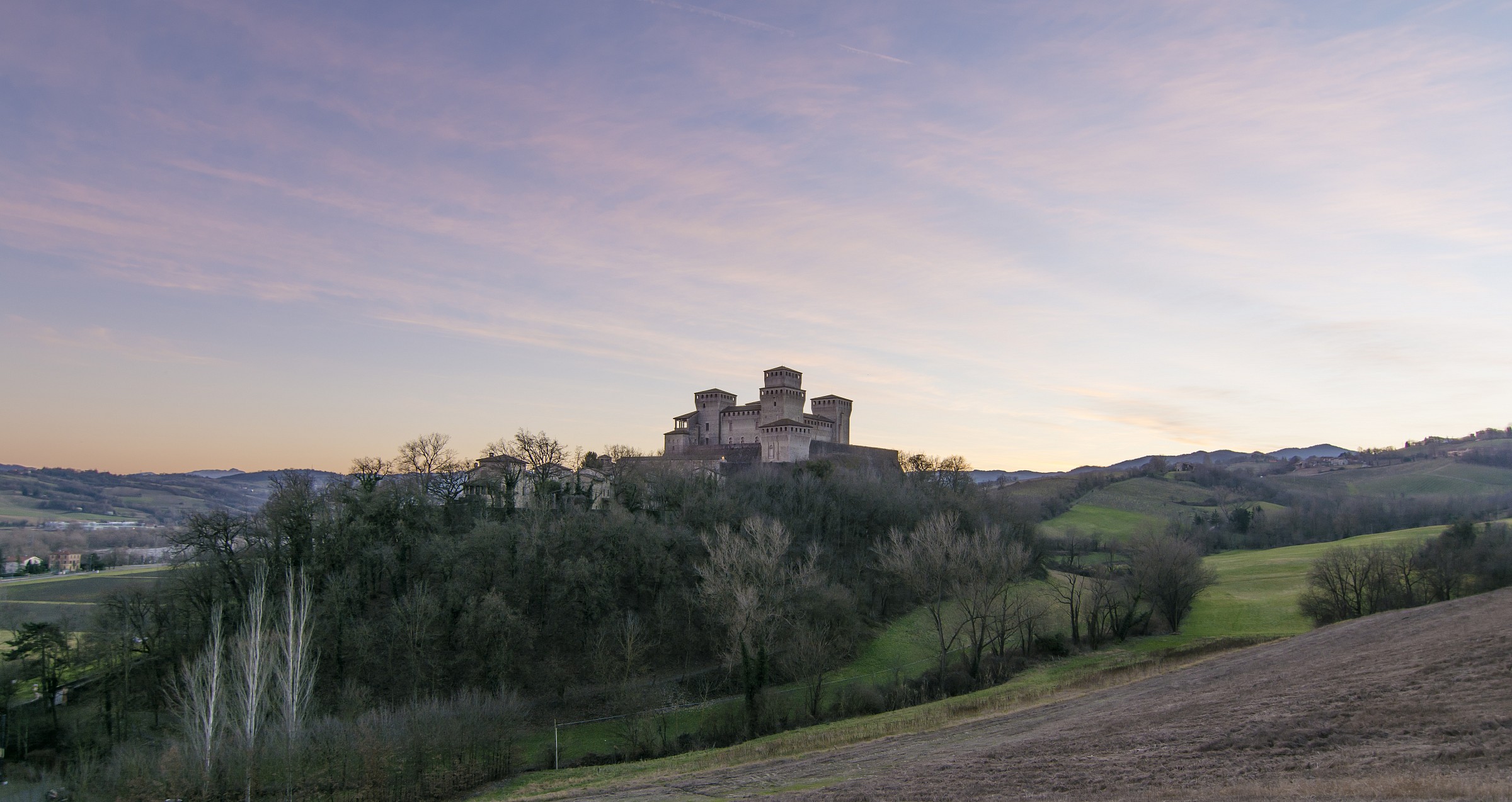Torrechiara tramonto