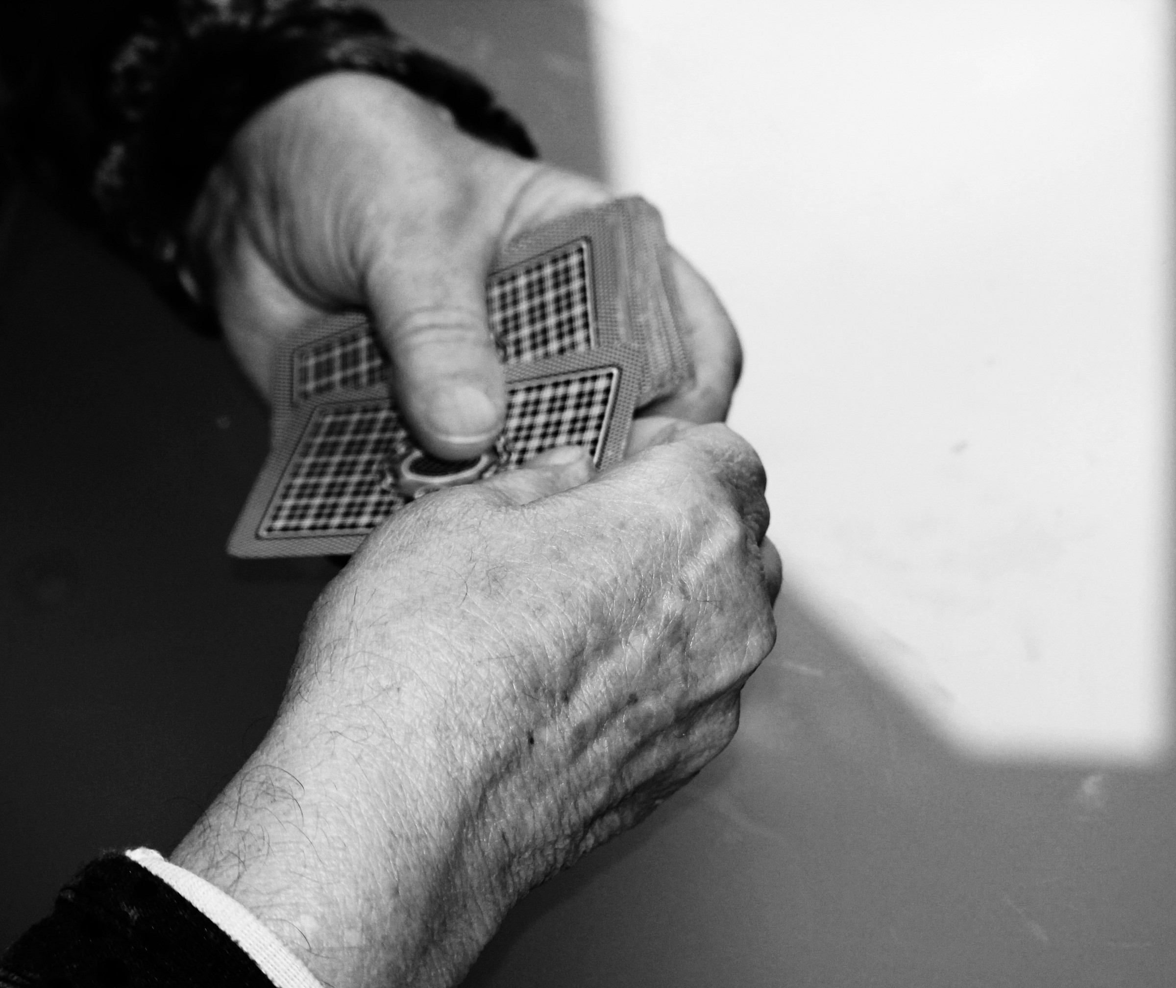 Life shuffles the cards and we play ..