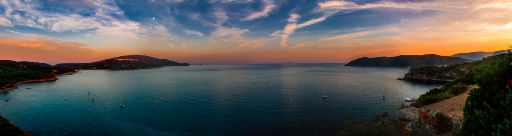 tramonto isola d'elba