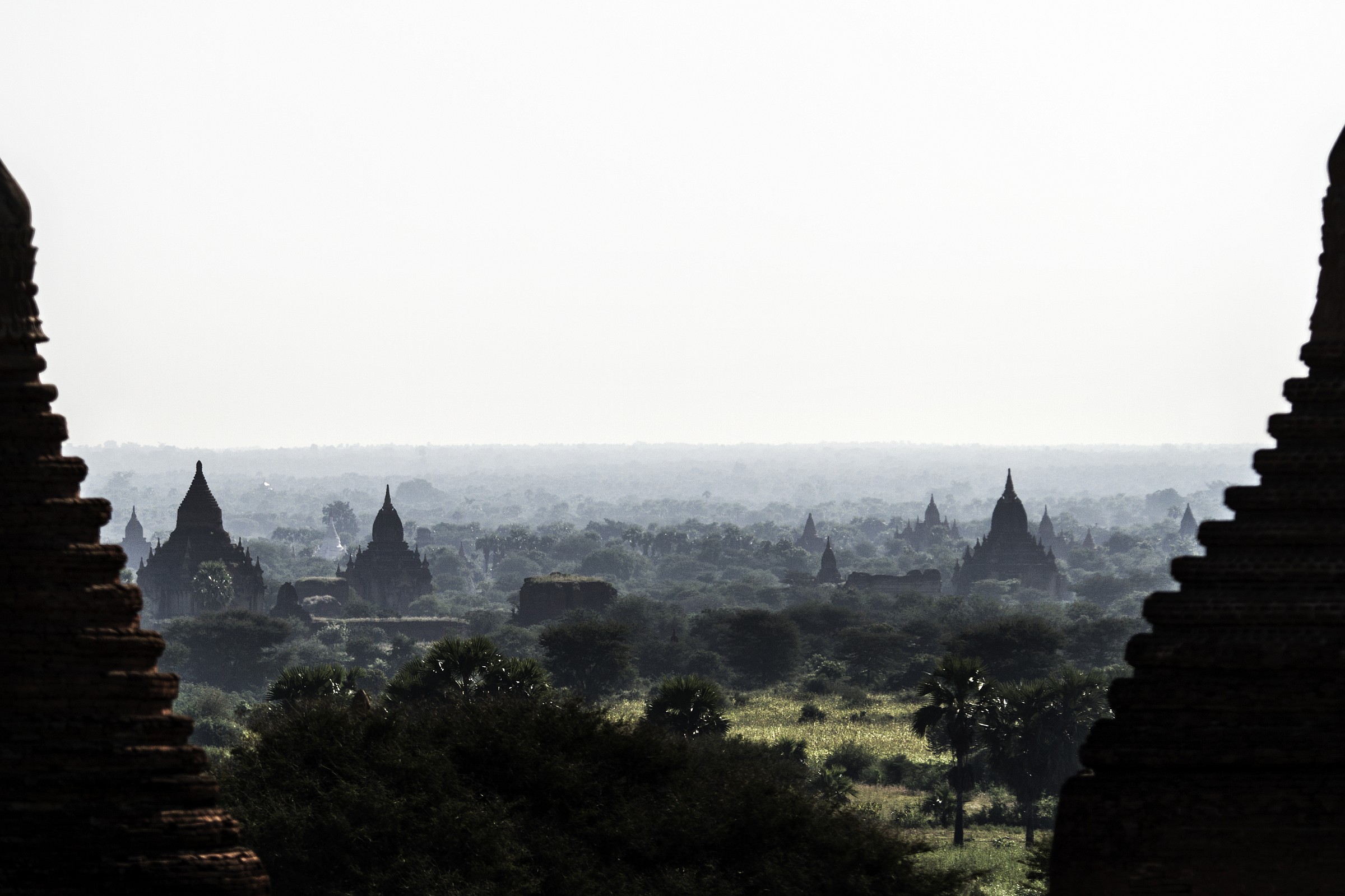 Bagan ... by an unusual balcony.