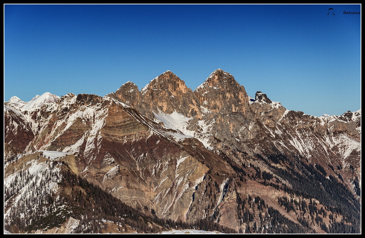 Vista dal passo Valles