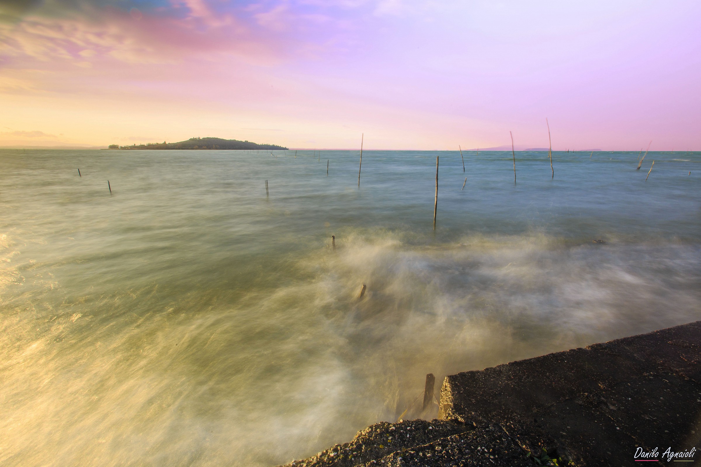 When the lake gets angry