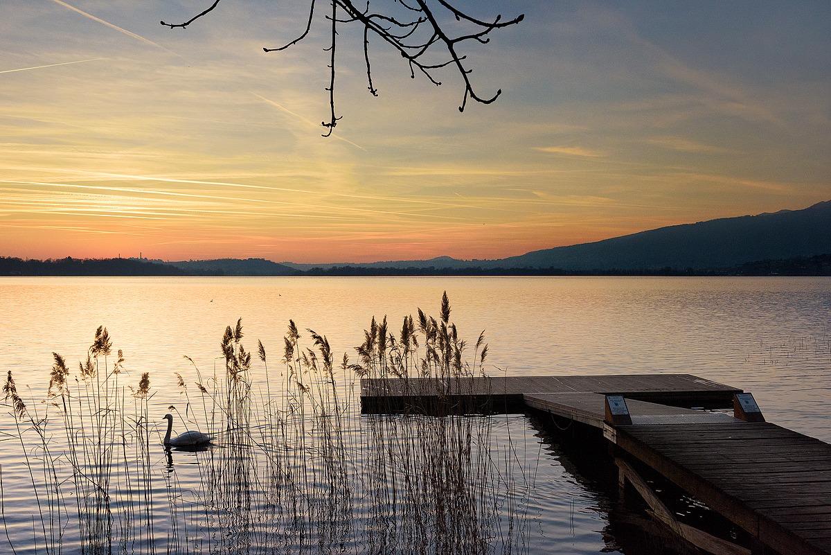 Pontile al tramonto...