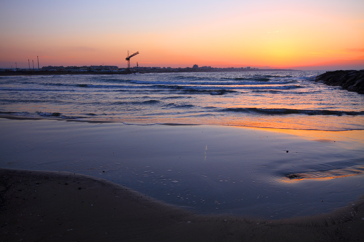 Sunrise on the coast