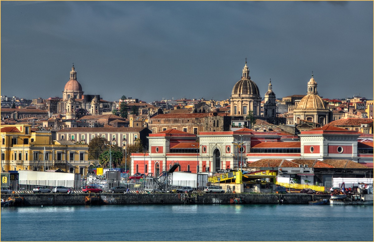 Catania, from the port.