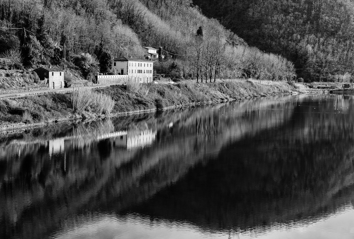 vista da Ponte del Diavolo - Borgo a Mozzano