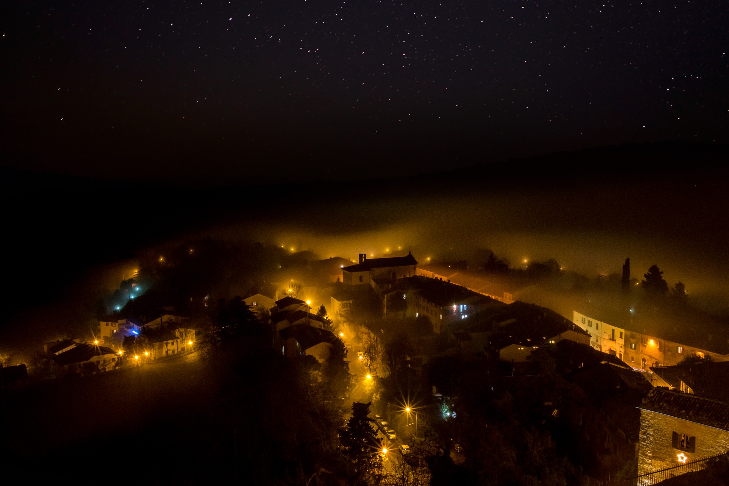 Lights, Fog & Stars