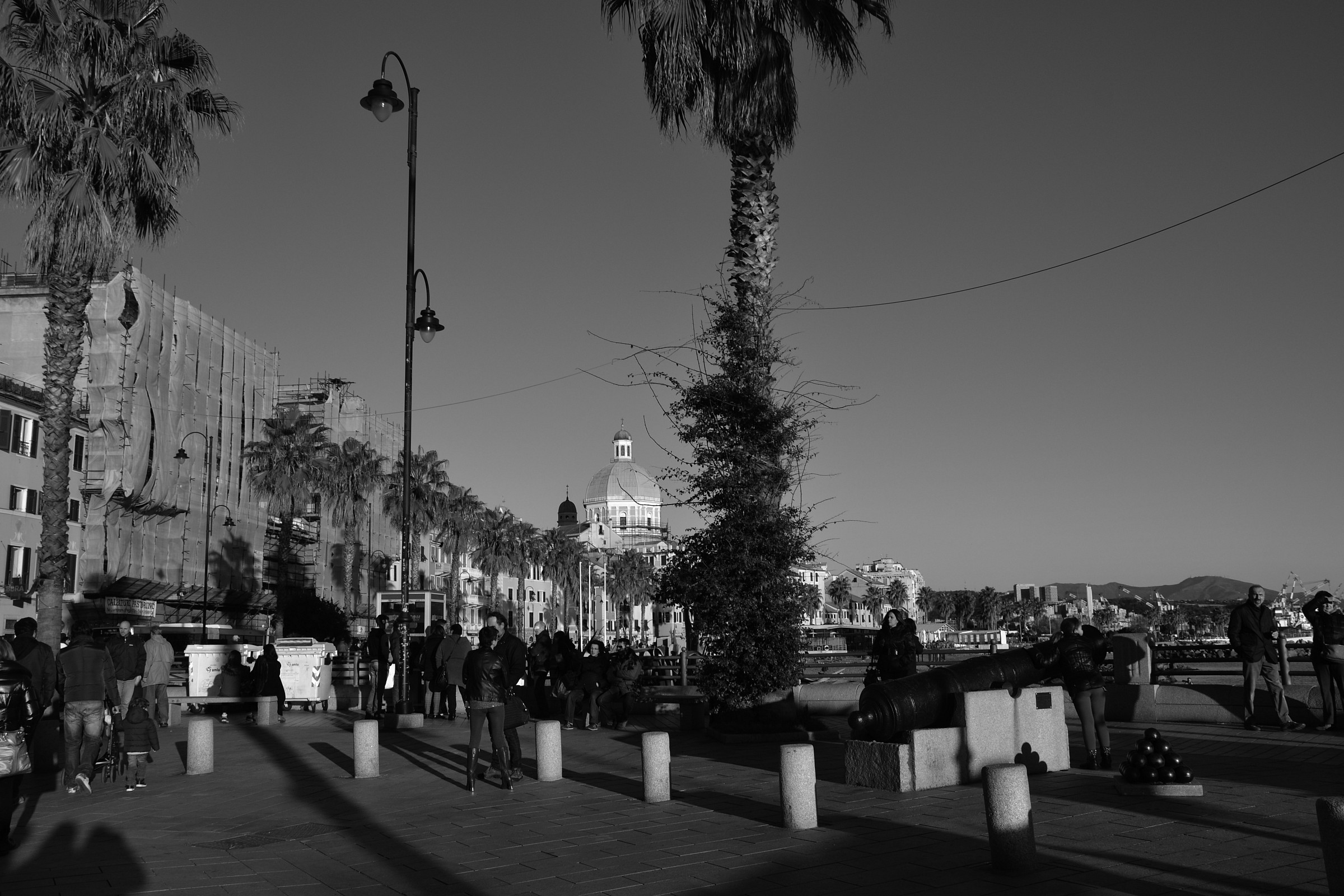 Black & White in a blue side