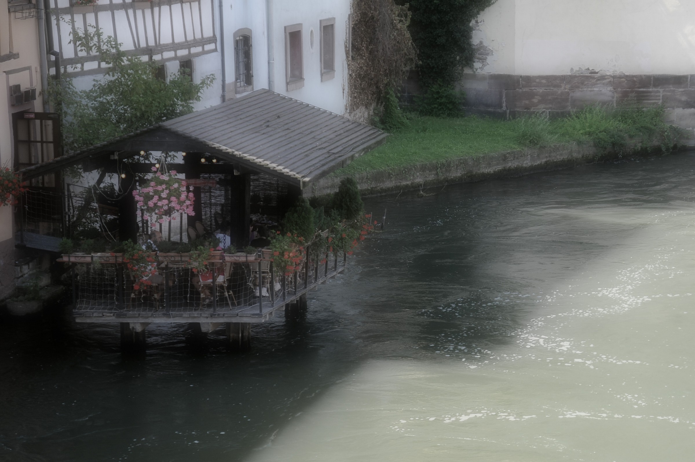 Strasbourg: porch on the river