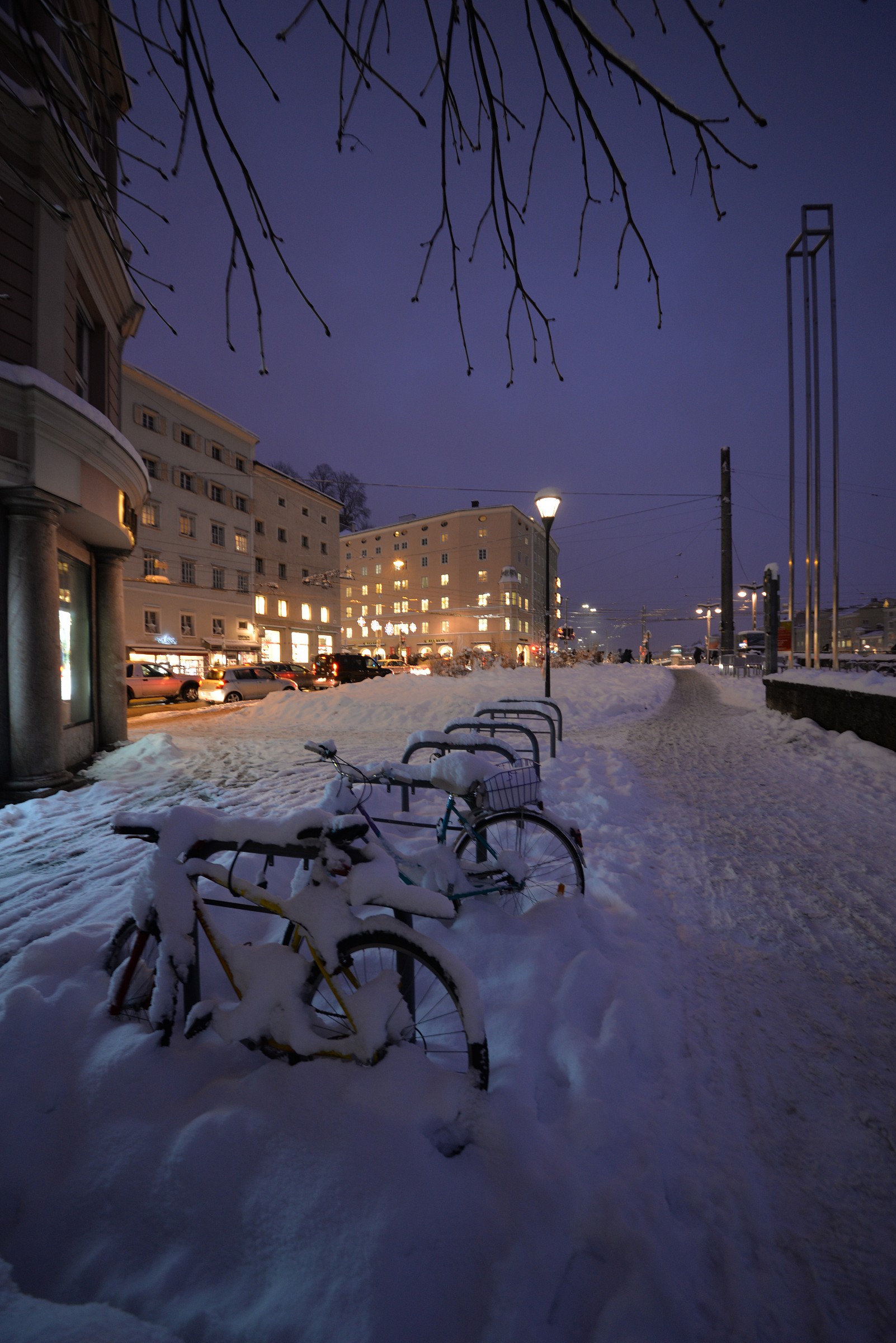Bike in the cold ...