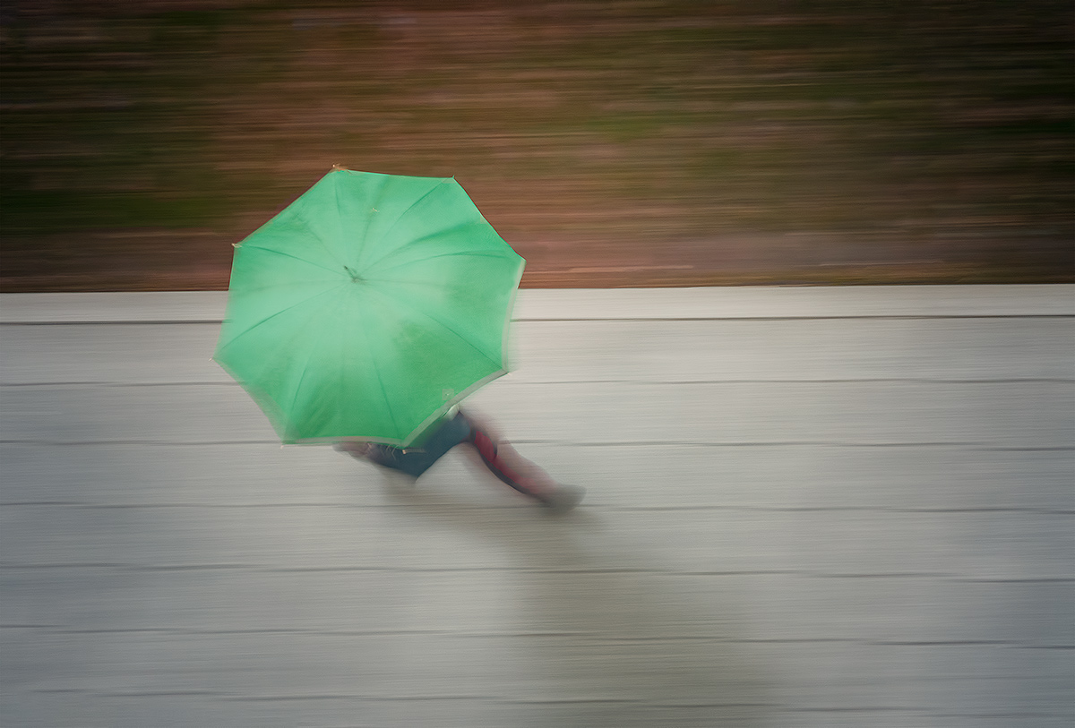 Correre Sotto La Pioggia