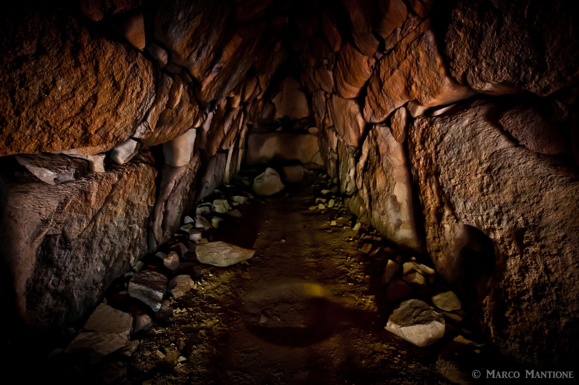 Interior of the tomb of the giants