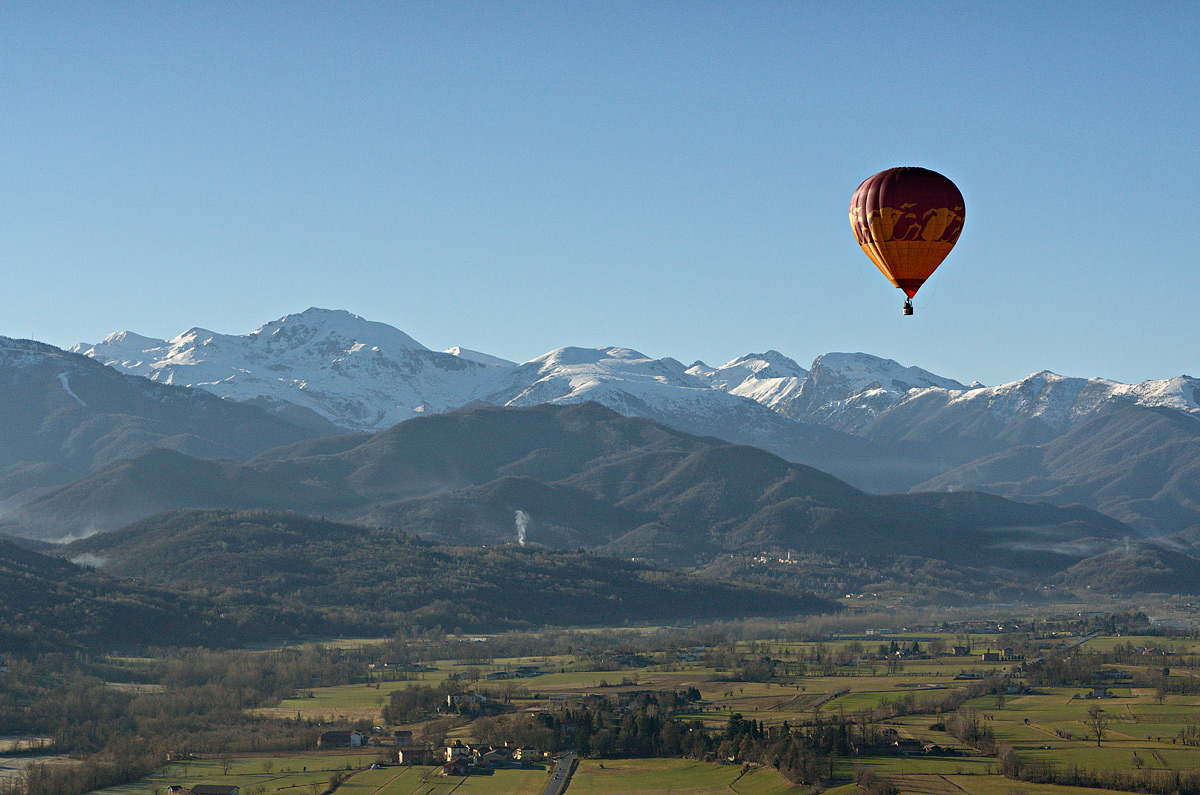 I reach the Alps with his eyes