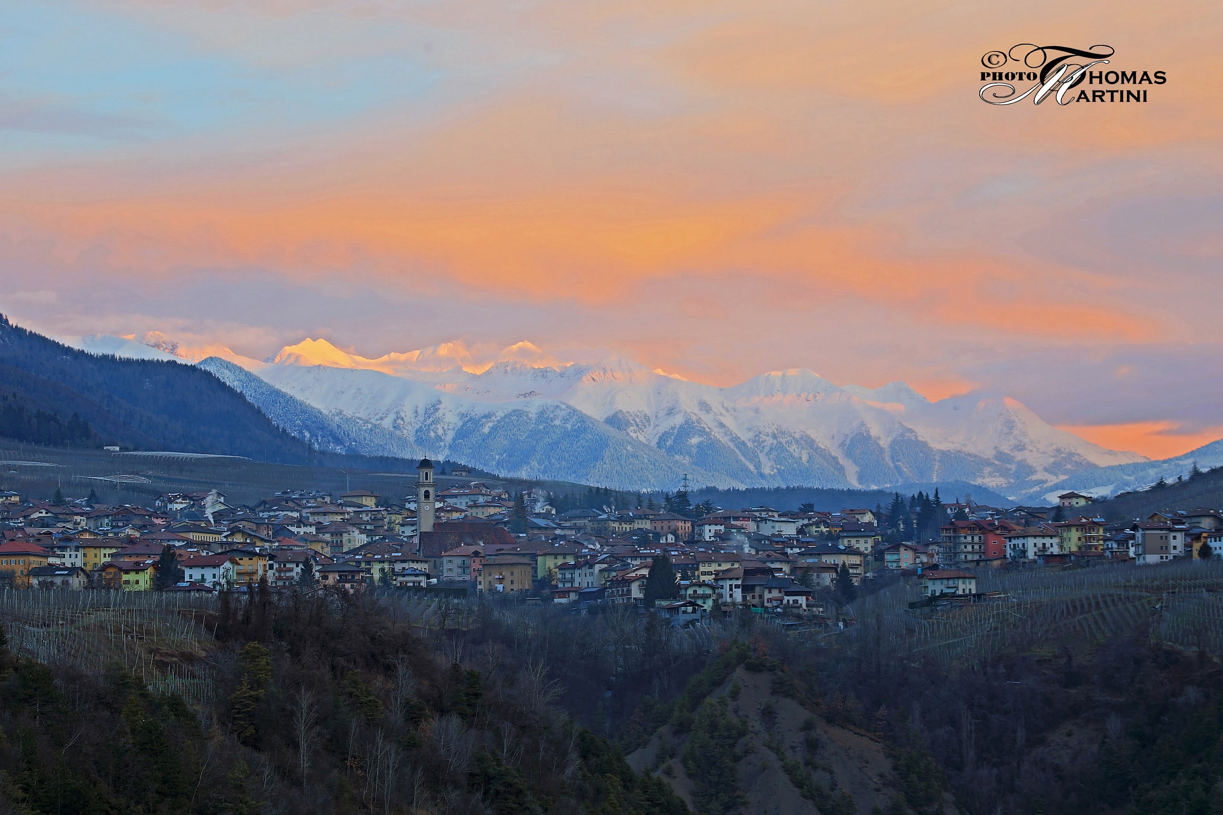 Alba sul mio paesino