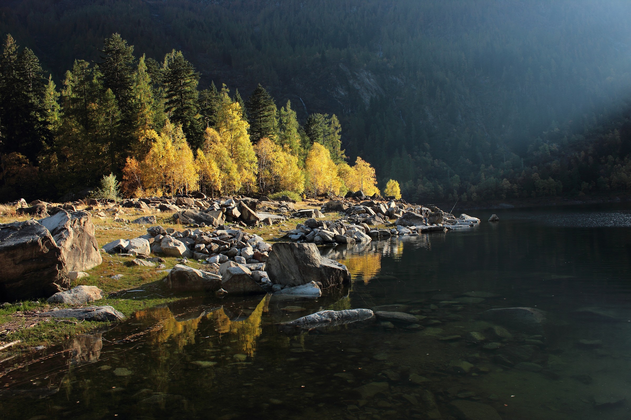 Ultimo raggio di sole autunnale