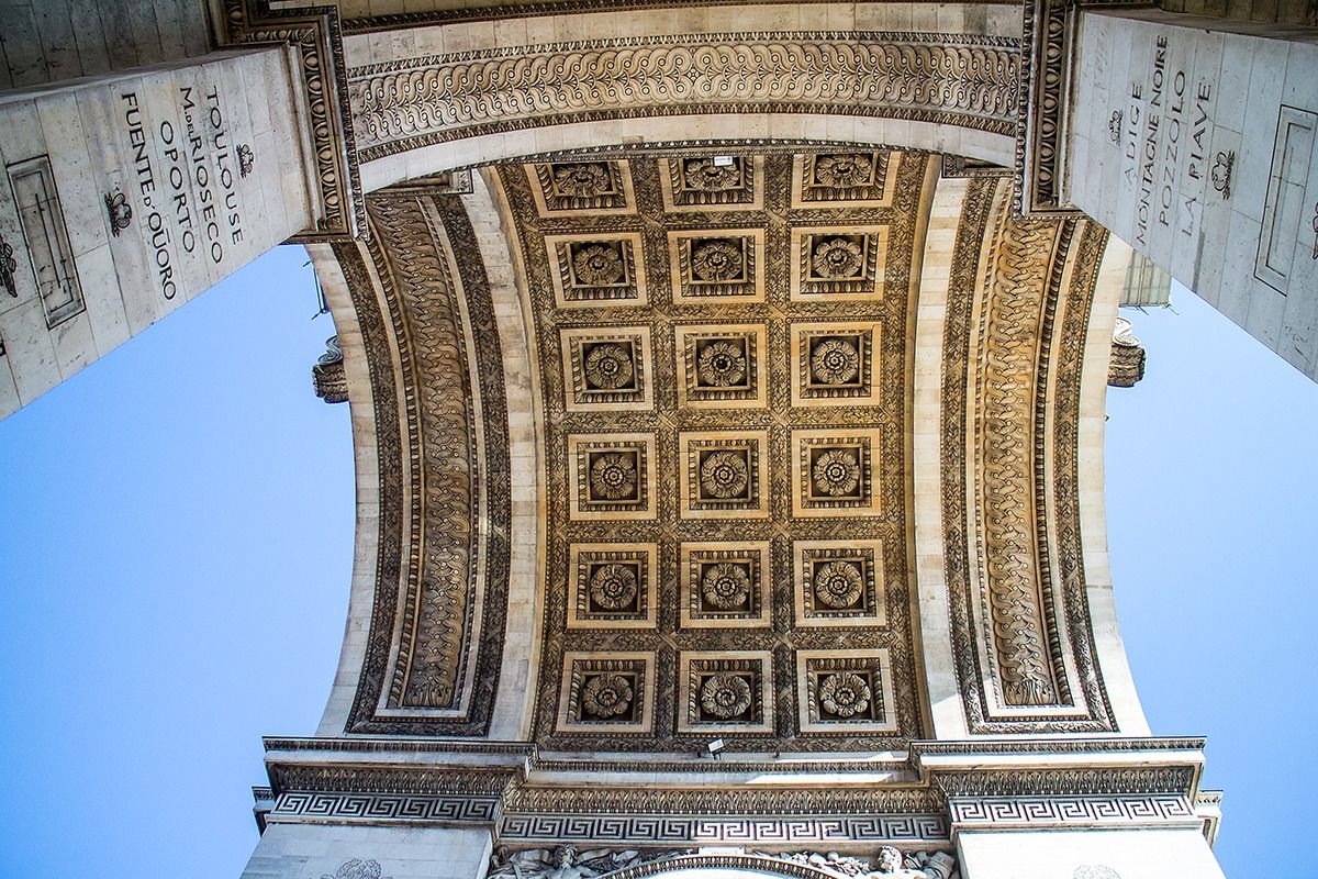 Sotto l'Arco di Trionfo