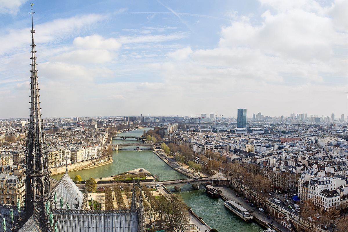 Sul tetto di Notre-Dame