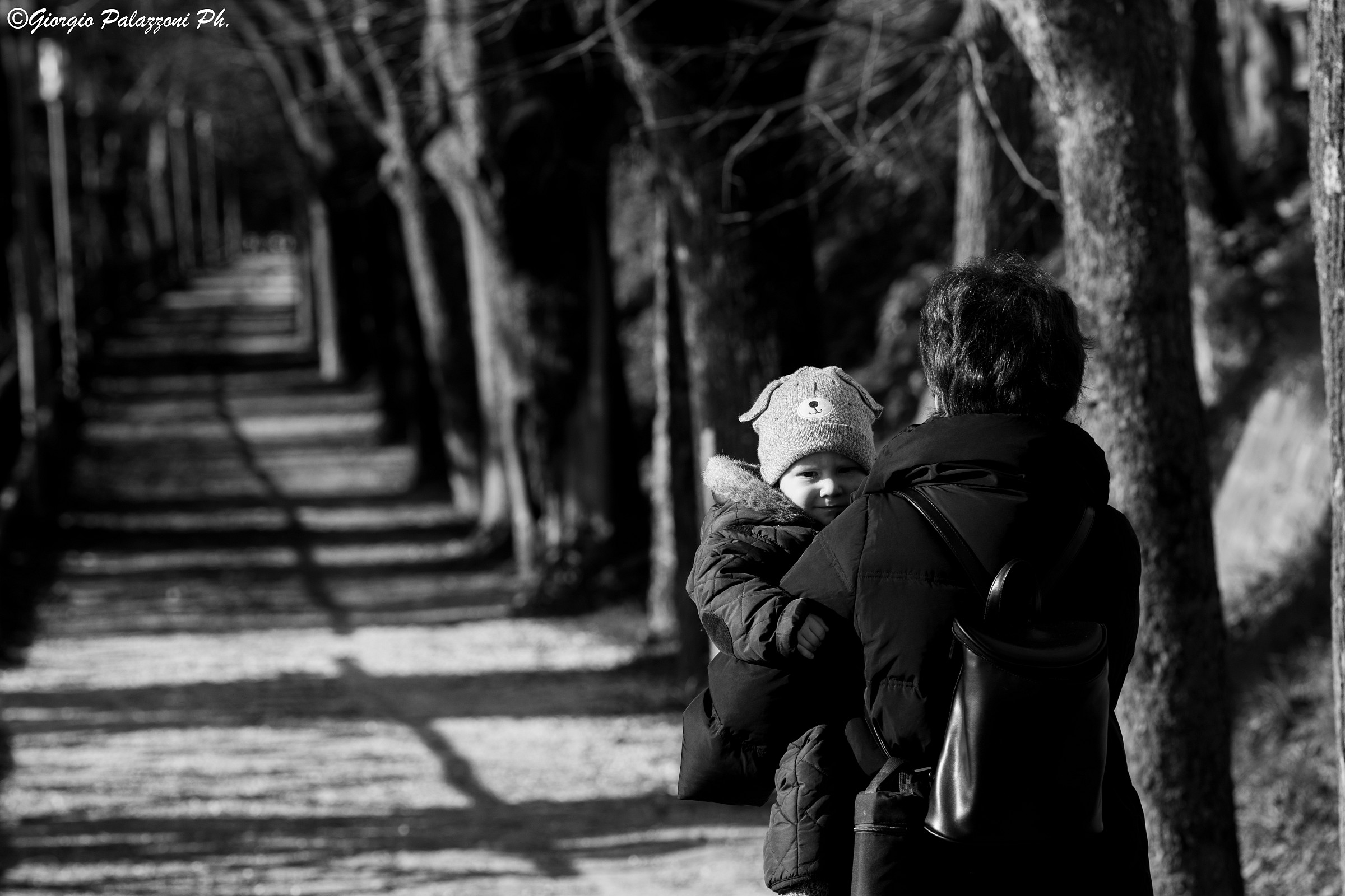 Strolling with Grandma!