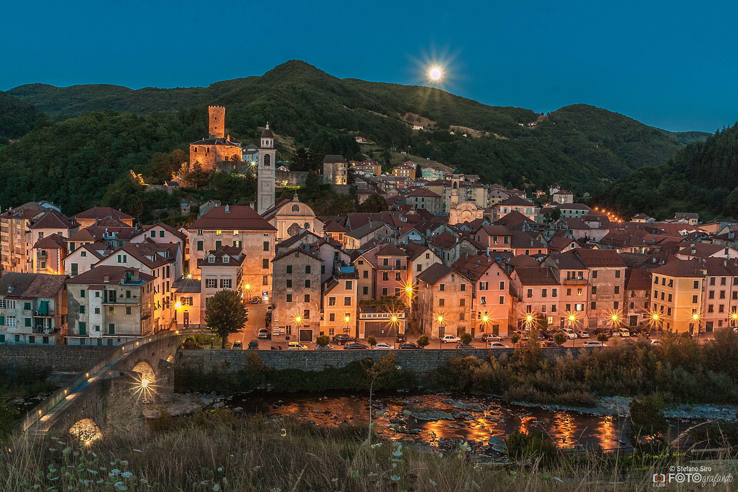 Campoligure, blue hour