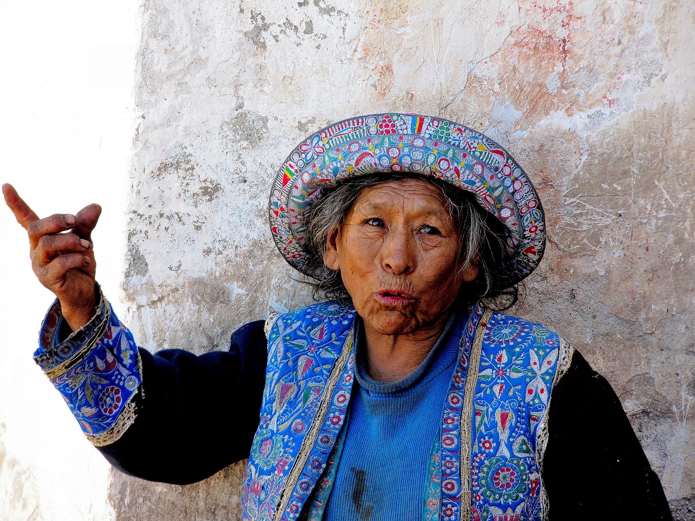 donna peruviana - canyon del colca
