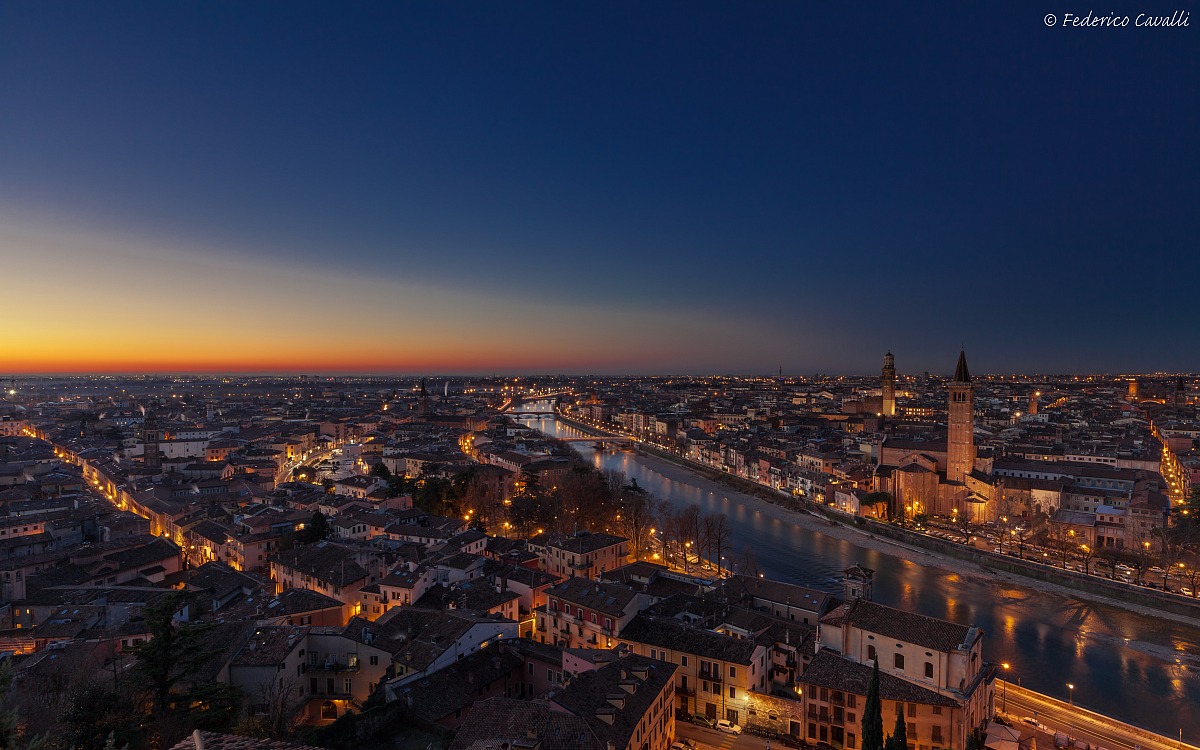 Verona and dawn