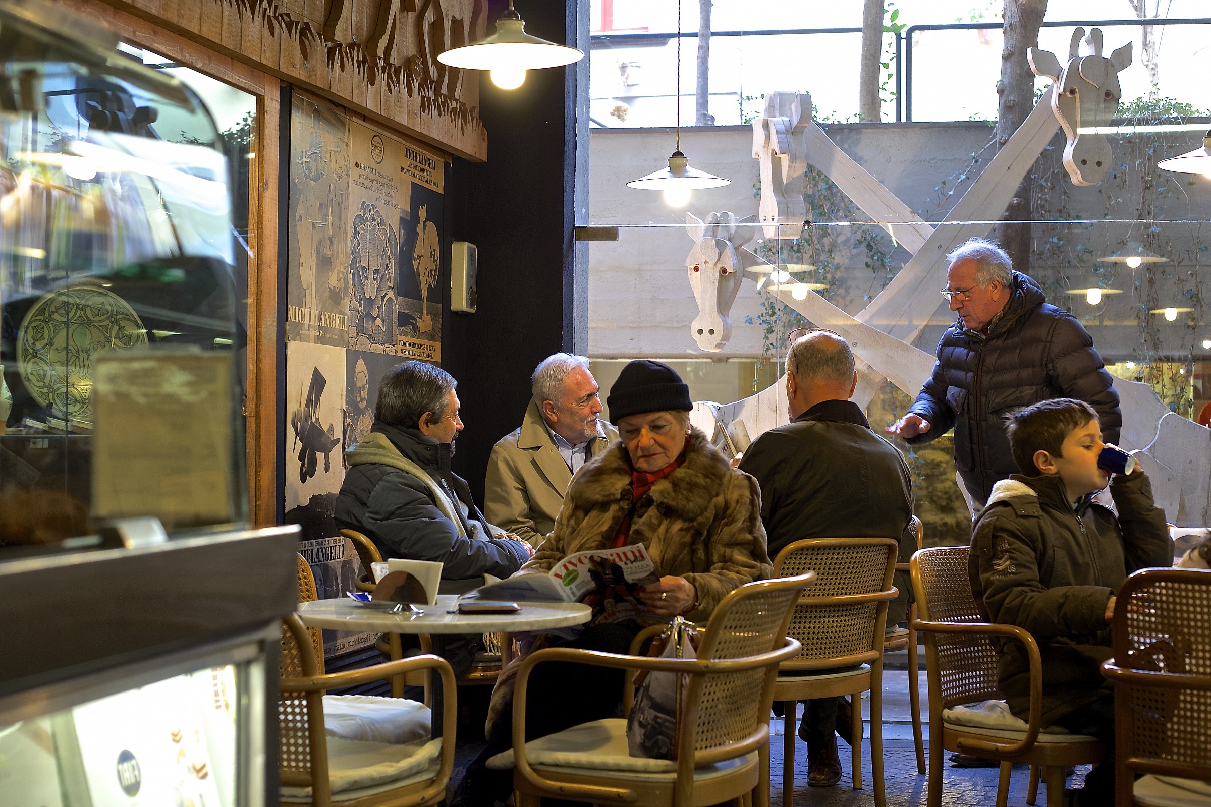 Sunday morning at the bar