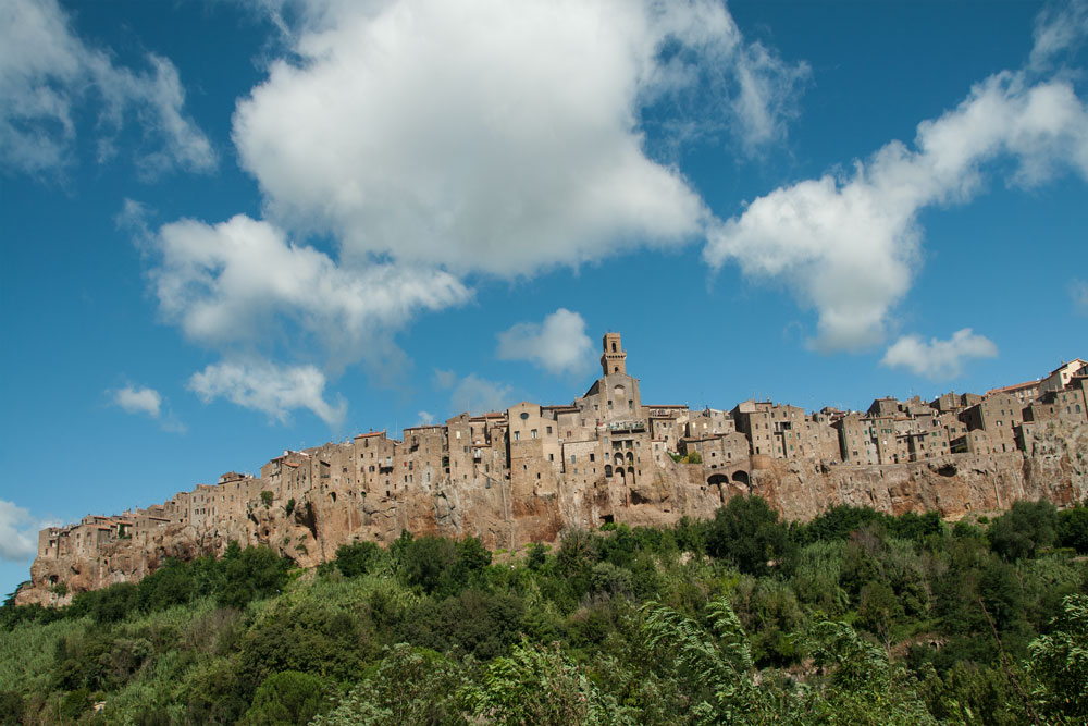 Le mura di Pitigliano
