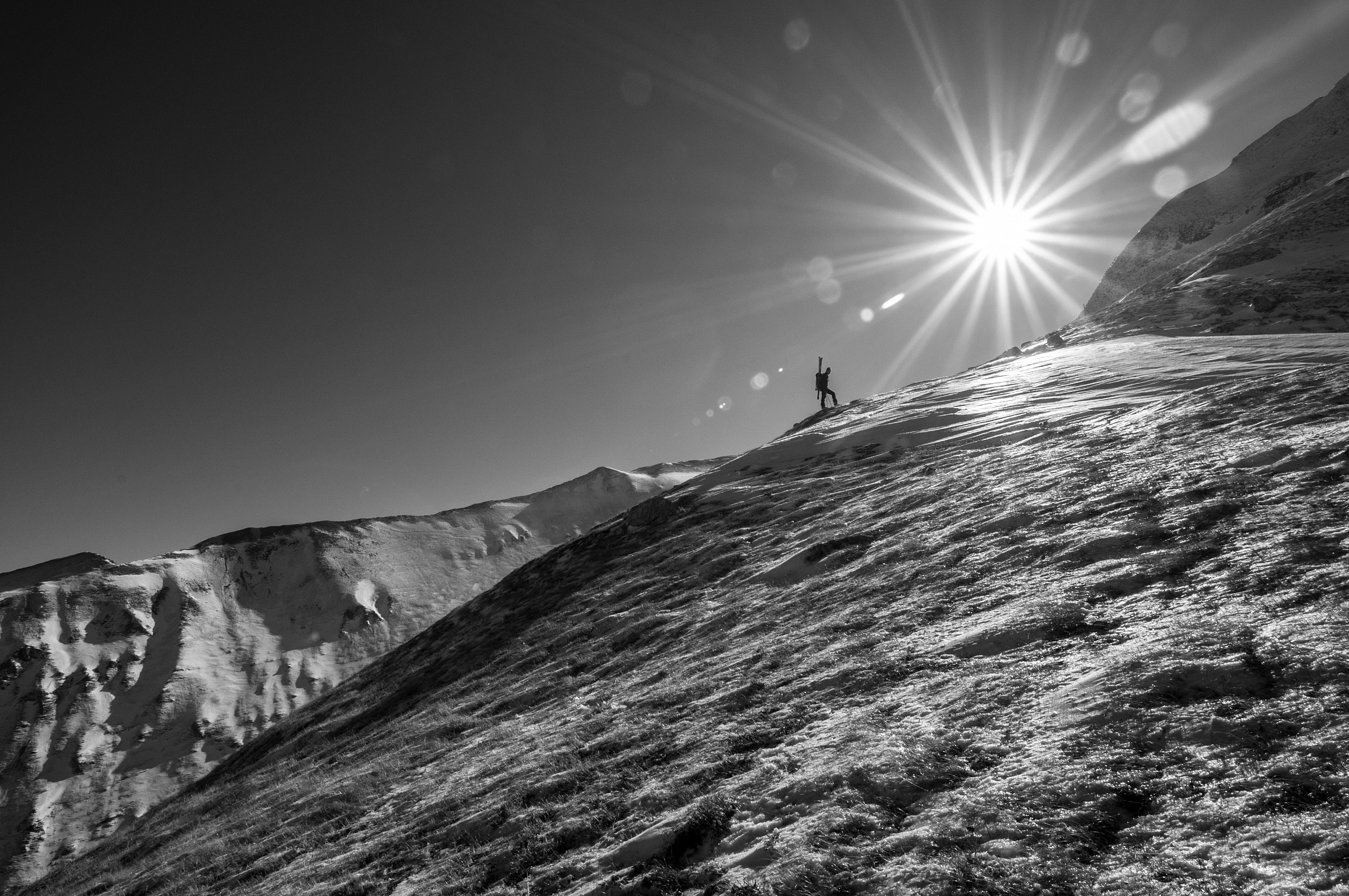 Pizzo del Diavolo - Towards the channel Maurizi