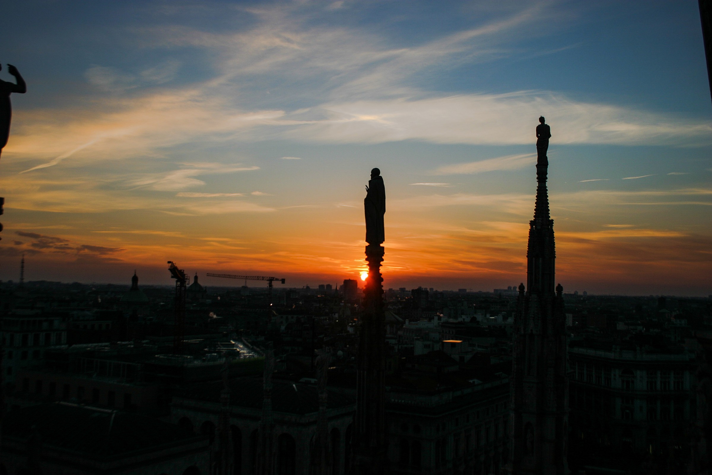 Sunset in the saints