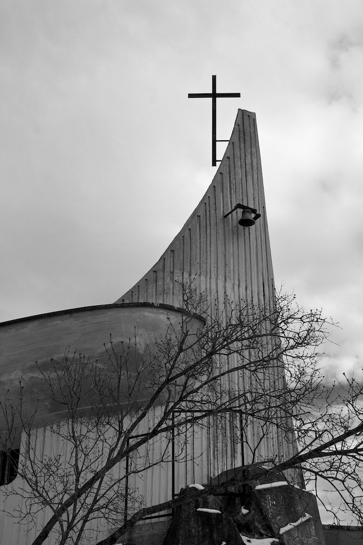 Church on the Vajont dam