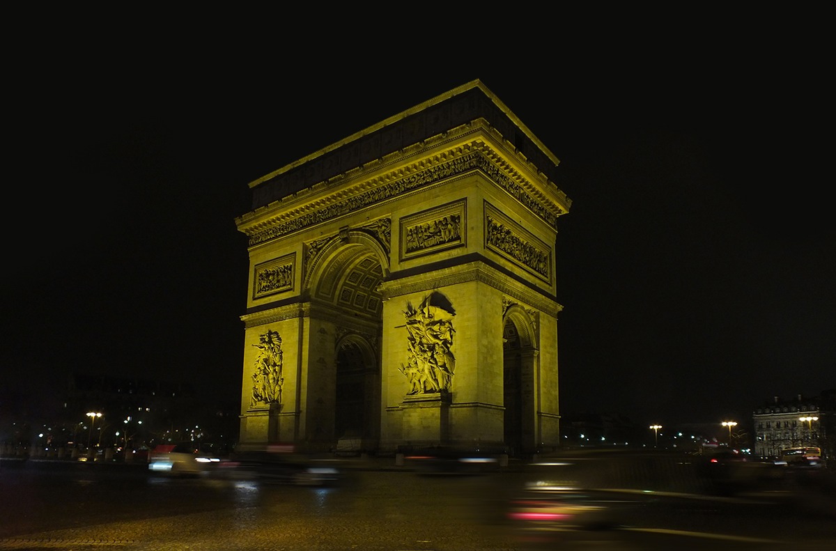 Parigi - Arco di Trionfo by night