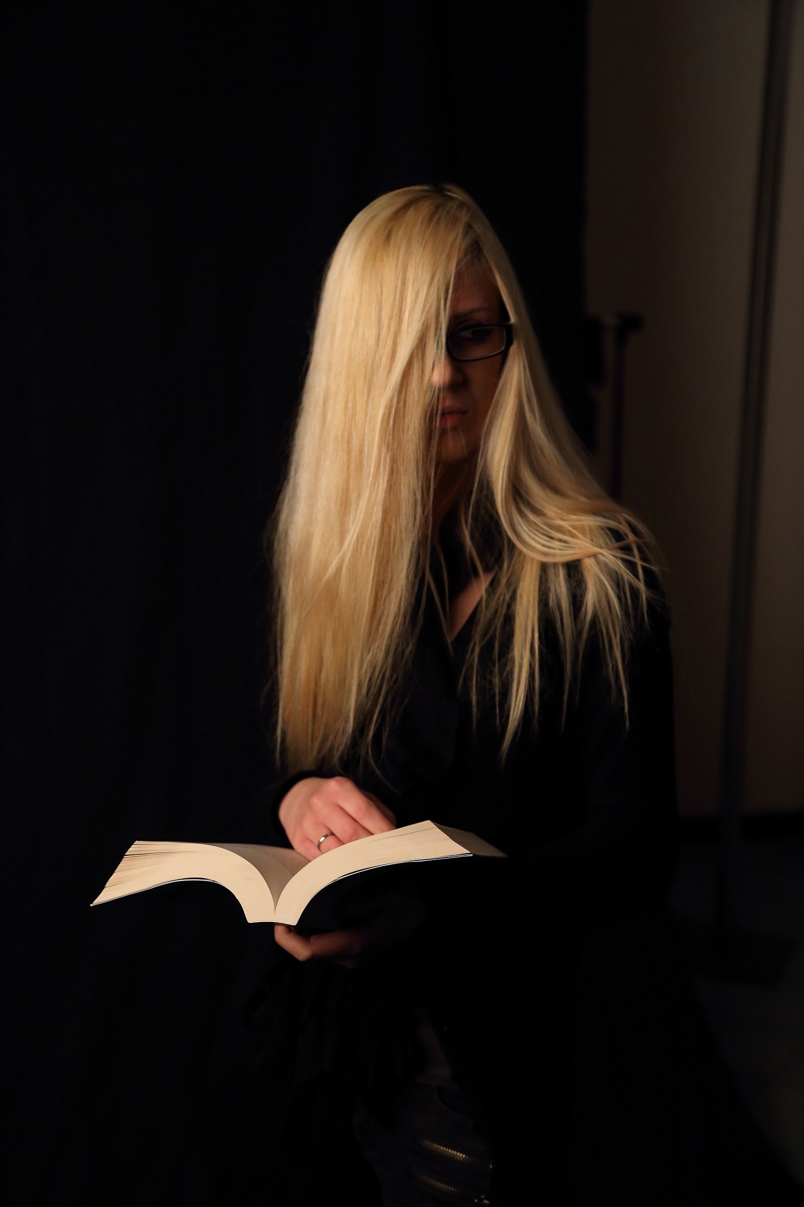 Immersed in the book