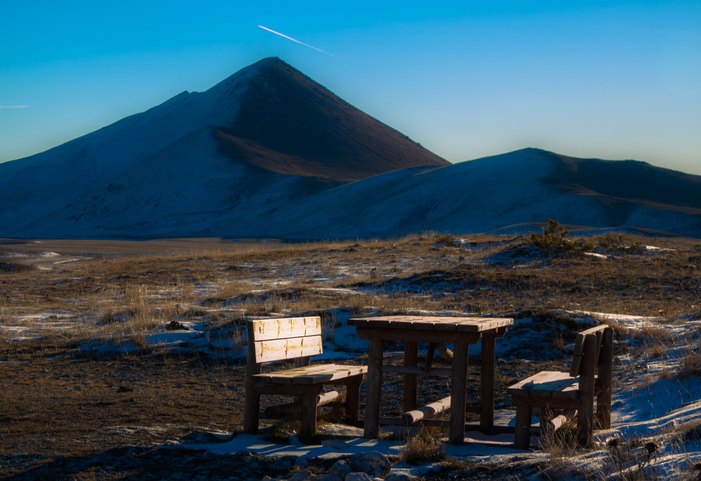 Nella piana di Campo Imperatore