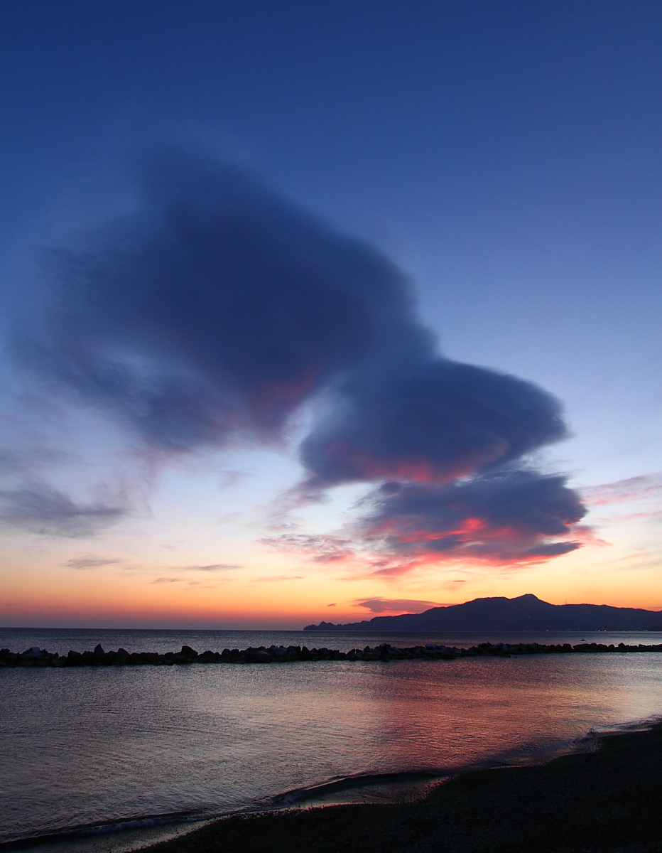 Sunset from Chiavari
