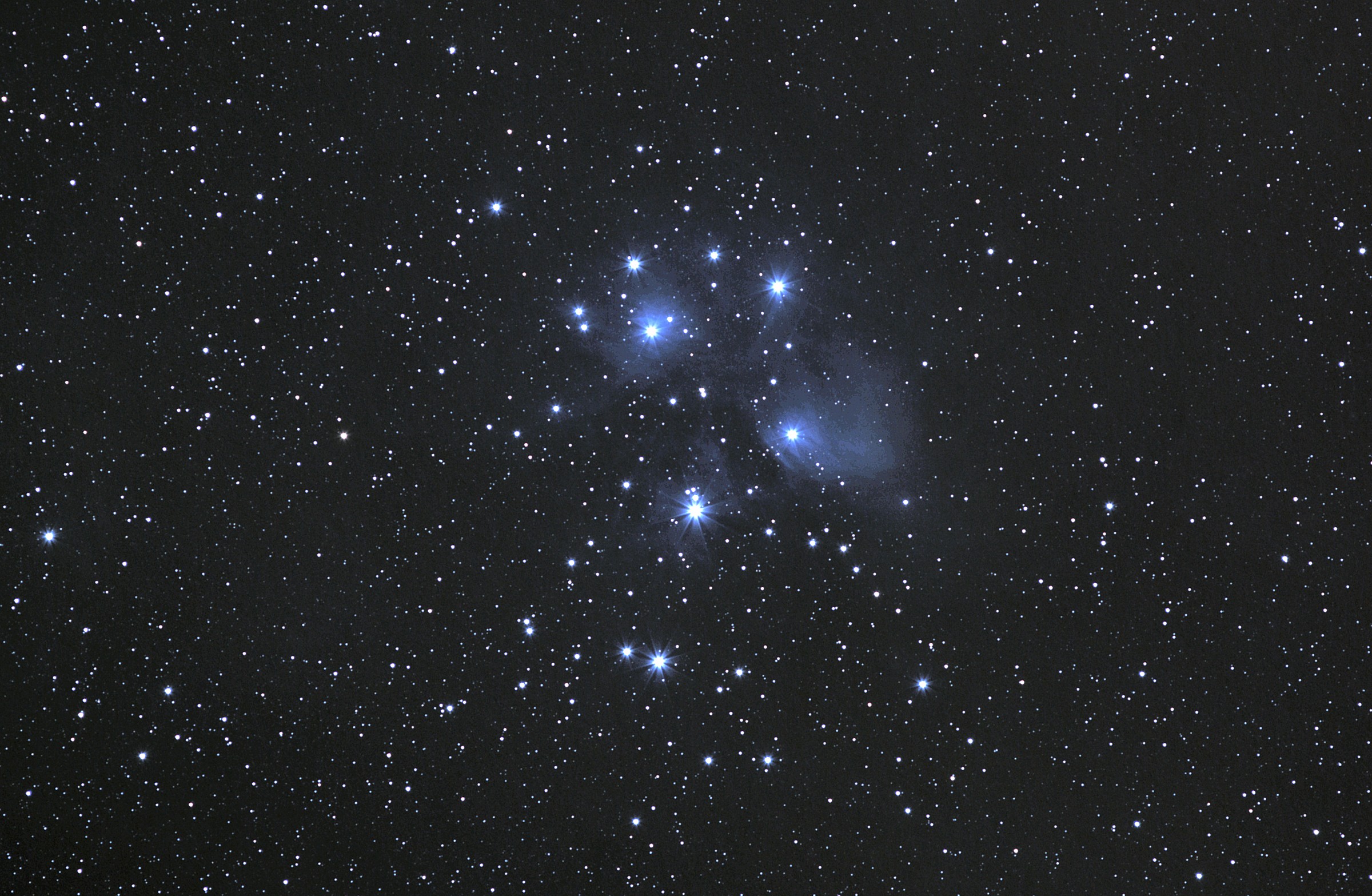 Le Pleiadi Cluster. M45