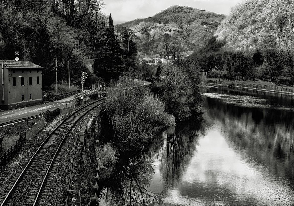 vista da Ponte del Diavolo - Borgo a Mozzano