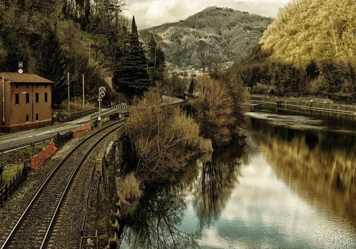 vista da Ponte del Diavolo - Borgo a Mozzano