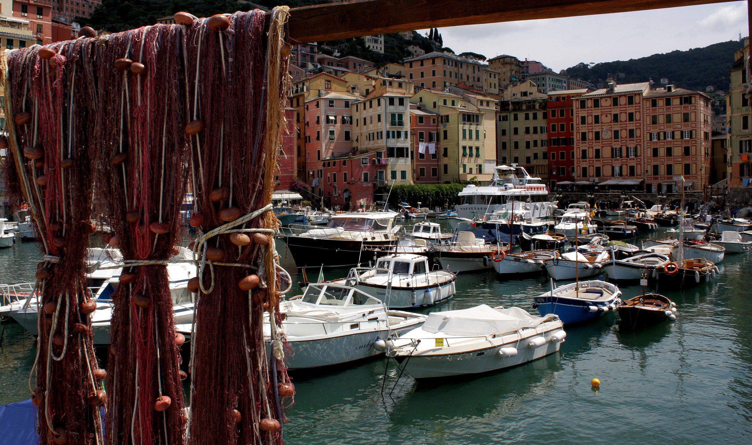 .... At the window ... there Camogli !!!