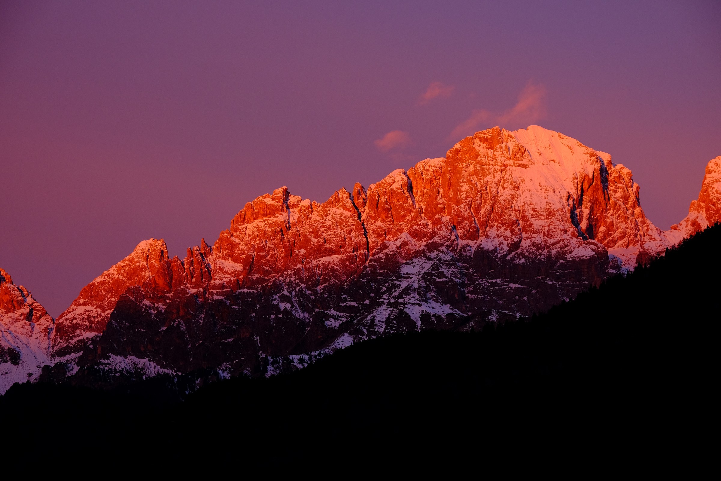 croda granda infuocata