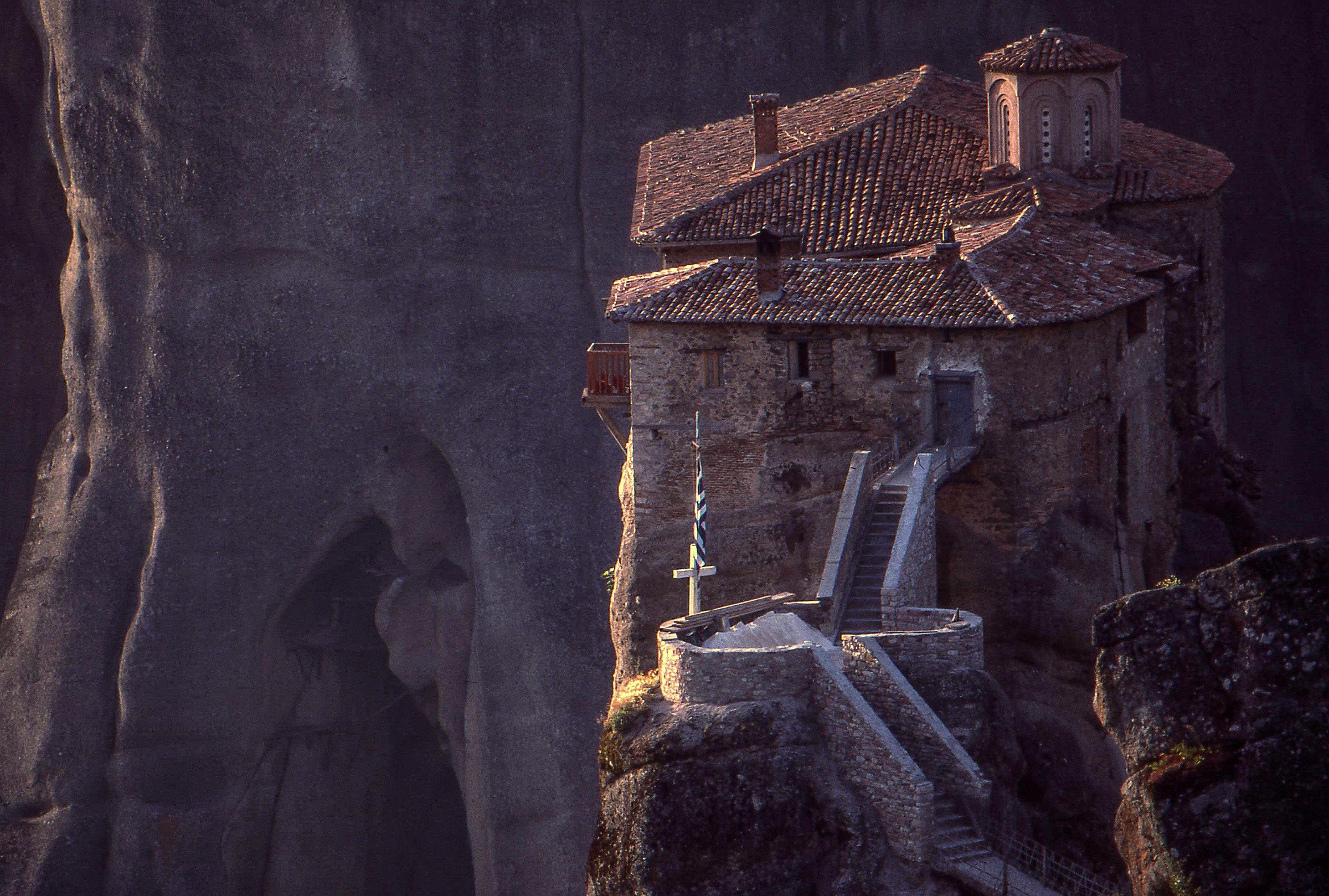 sunset at meteor-Greece-