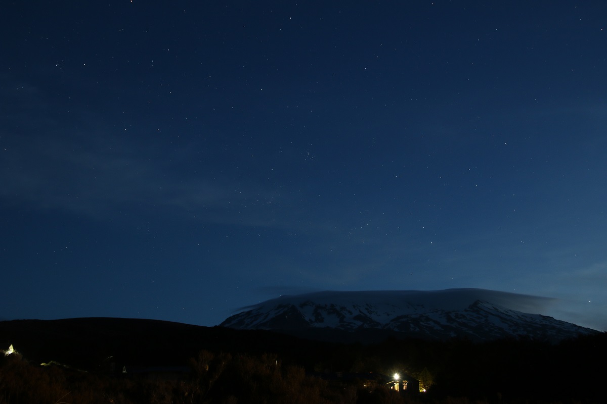 night on Ruapehu