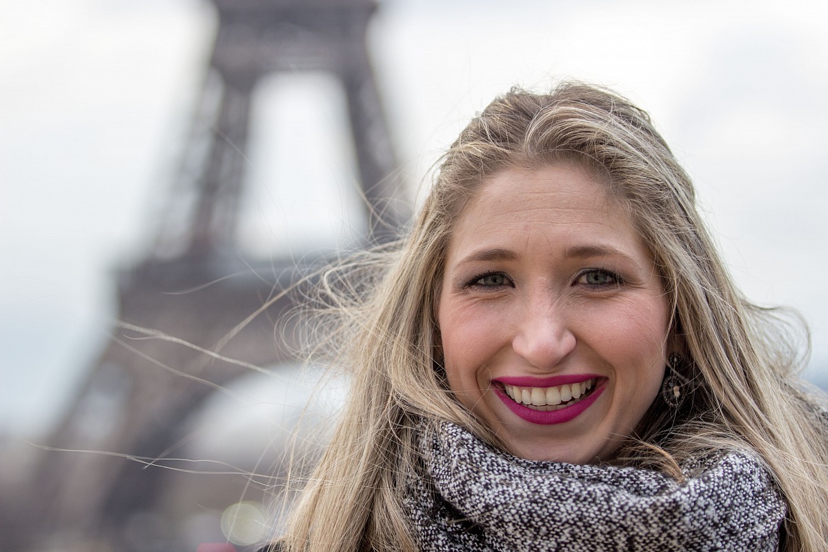 The happiness of being in Paris!