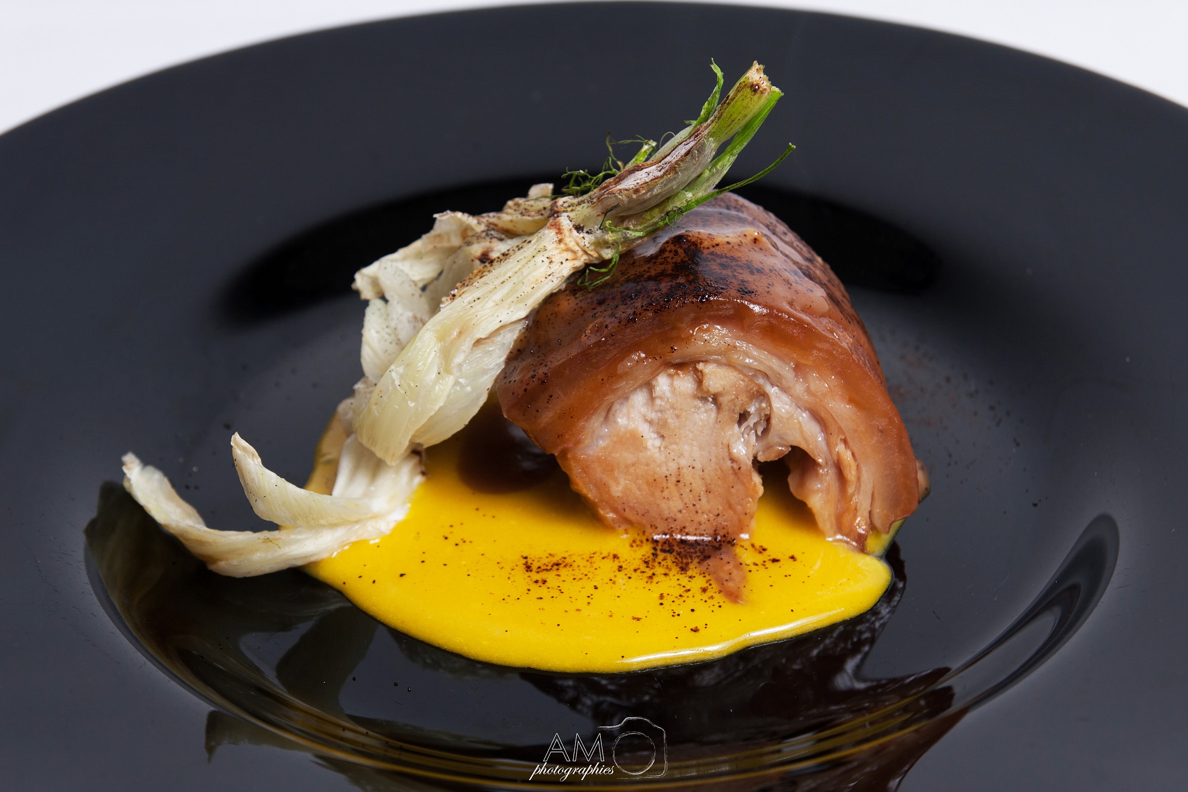 Pig at low temperature