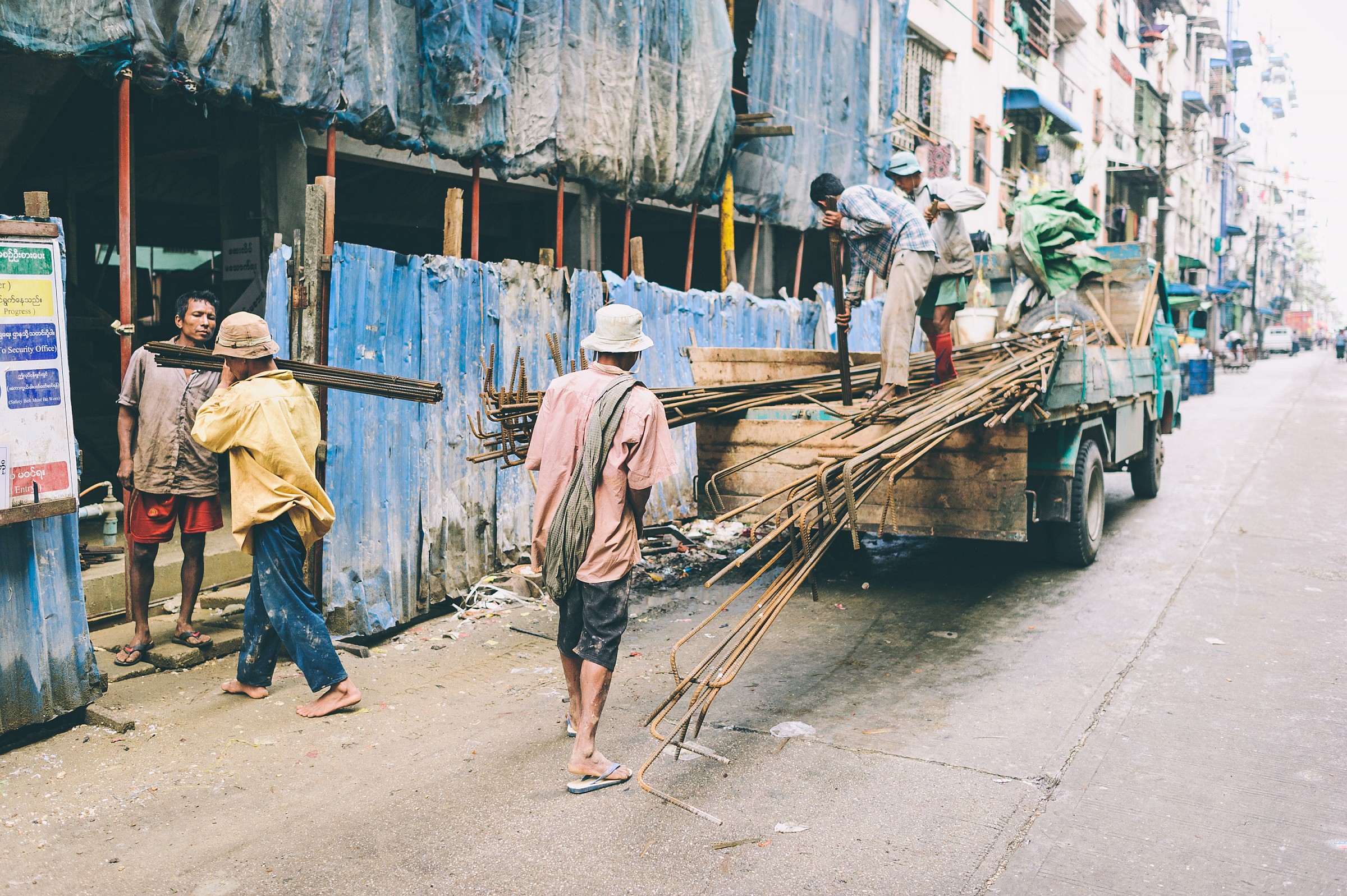 Working ... (Yangon, Myanmar)