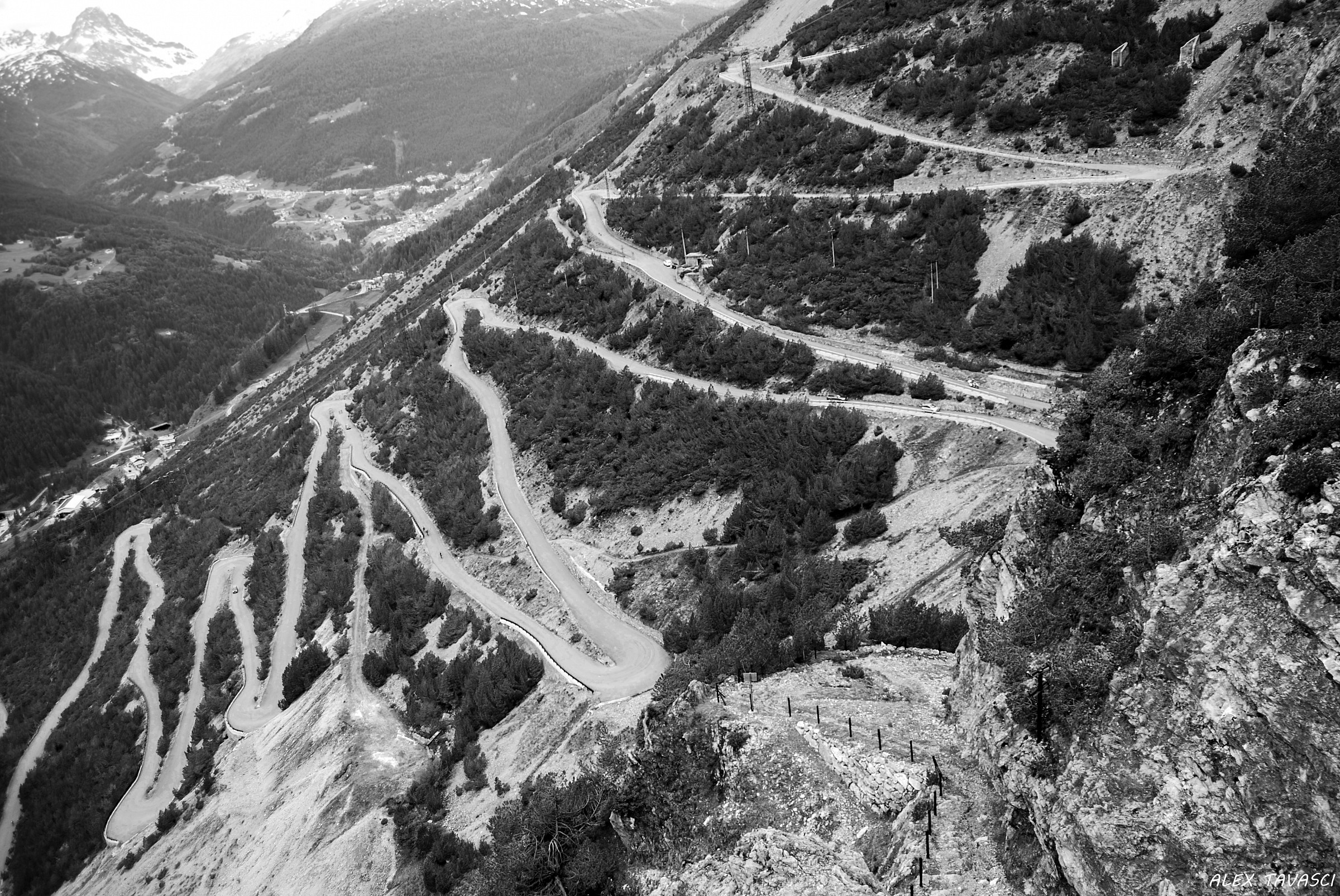 La salita a Campo Moro.