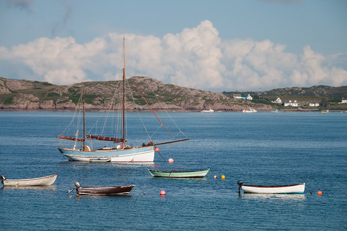Boats at Iona
