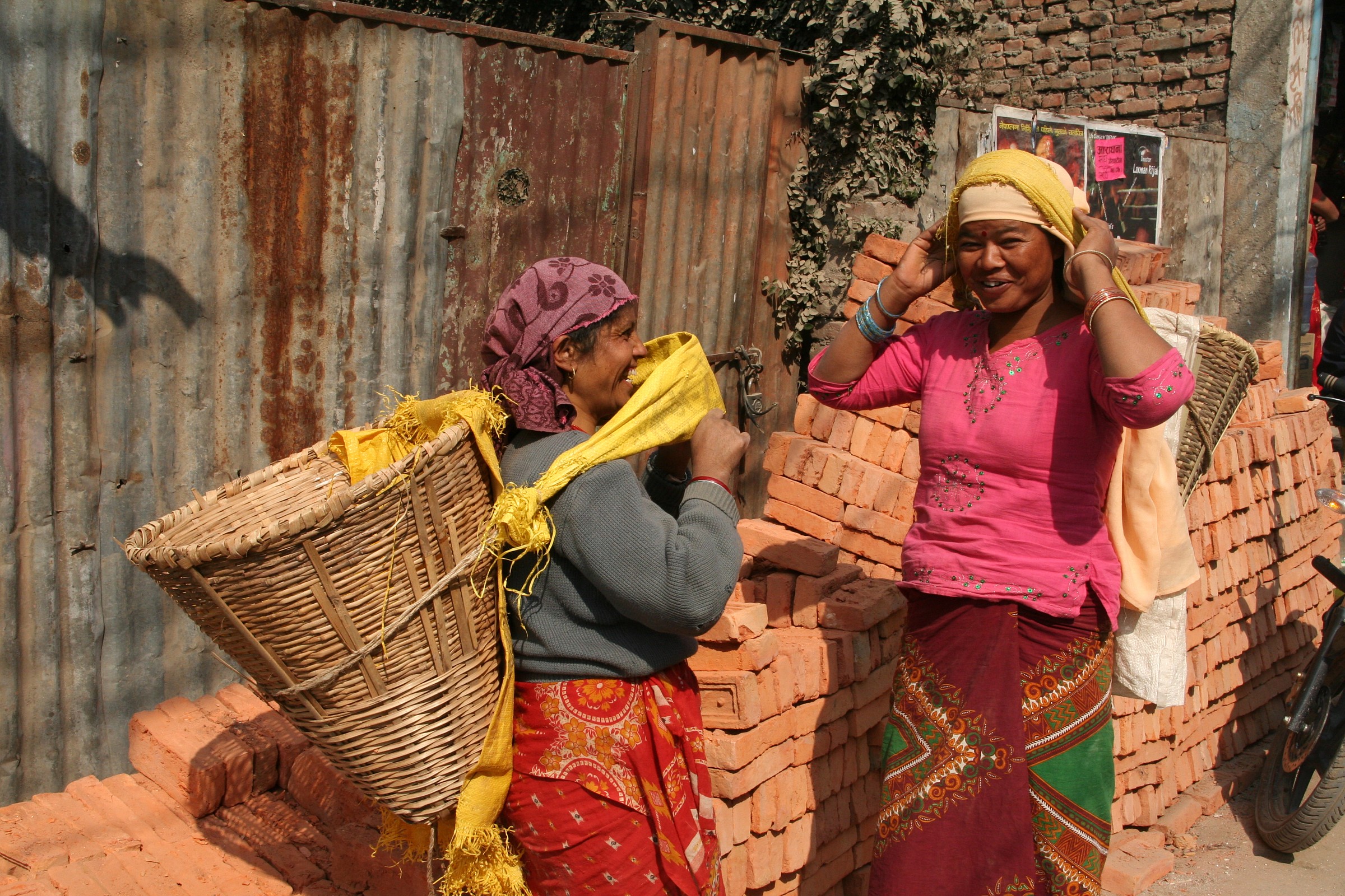 Nepal bearers of bricks